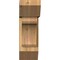 Ekena Millwork Legacy Slat Rough Sawn Bracket w/ Offset Brace, Western Red Cedar, 8"W x 20"D x 24"H BKT0806X20X24LEC06RWR - alternate 2